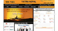 Desktop Screenshot of nepalyatra.com